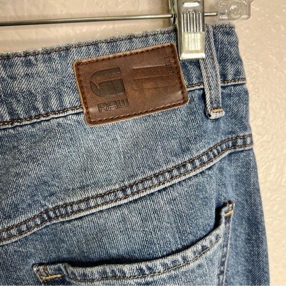 G-Star Raw Jeans Women 26 Boyfriend Patched Velvet Midge Sec High Waist B25 - Picture 7 of 12